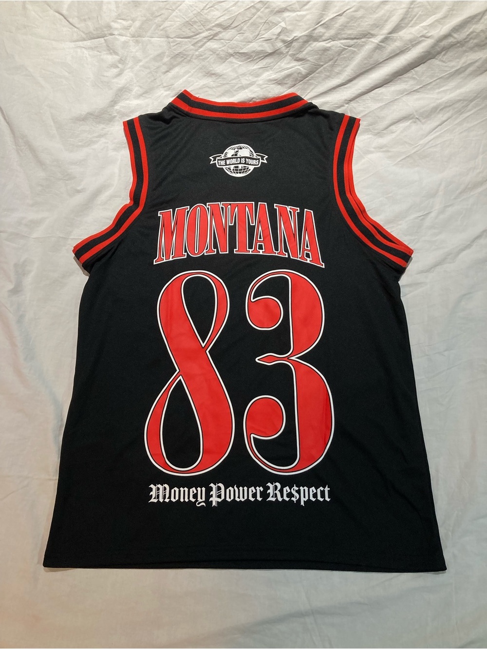 Tony Montana Basketball Jersey, Men’s size medium, NWT!